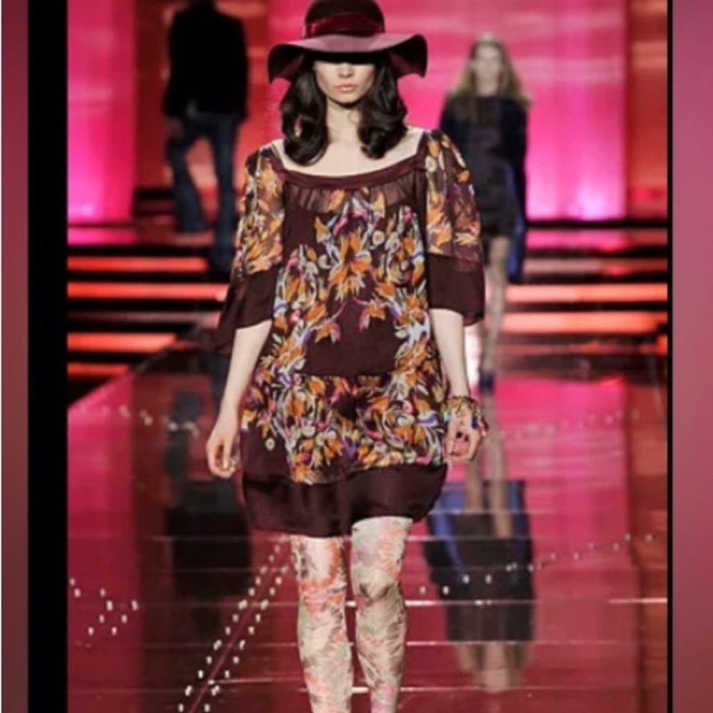 Runway *Just Cavalli Roberto Cavalli* Silk Dress